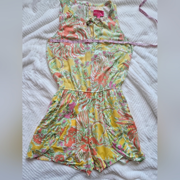 Lilly Pulitzer For Target Yellow Challis Romper - Picture 6 of 8